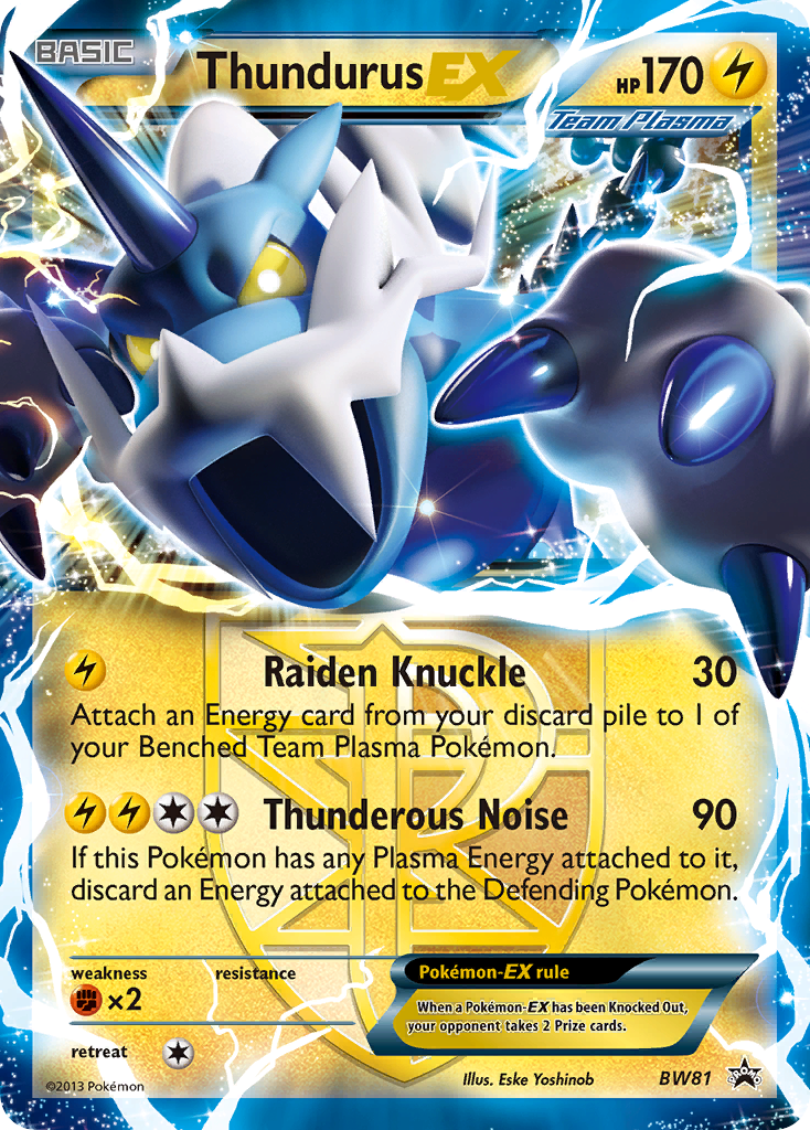 Thundurus EX (BW81) [Black & White: Black Star Promos] | Galaxy Games LLC