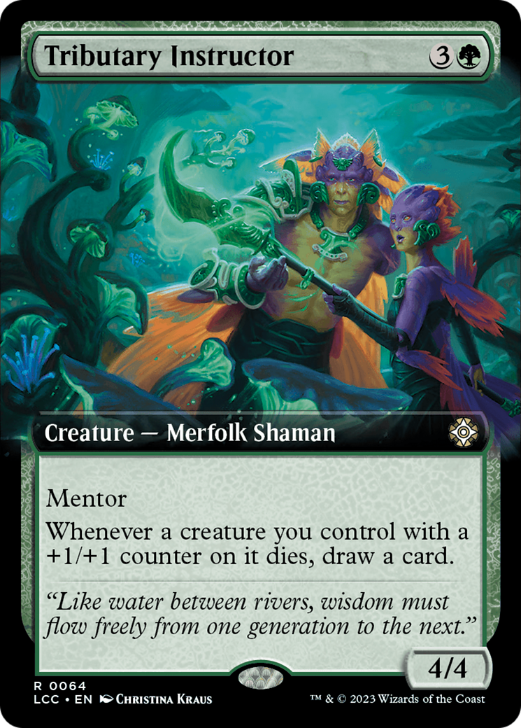Tributary Instructor (Extended Art) [The Lost Caverns of Ixalan Commander] | Galaxy Games LLC