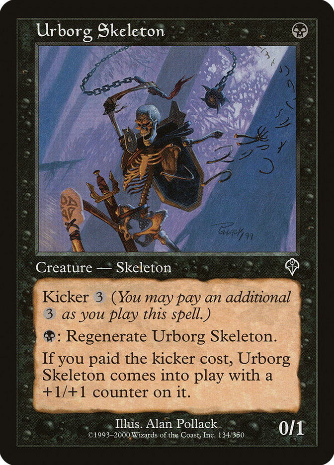 Urborg Skeleton [Invasion] | Galaxy Games LLC