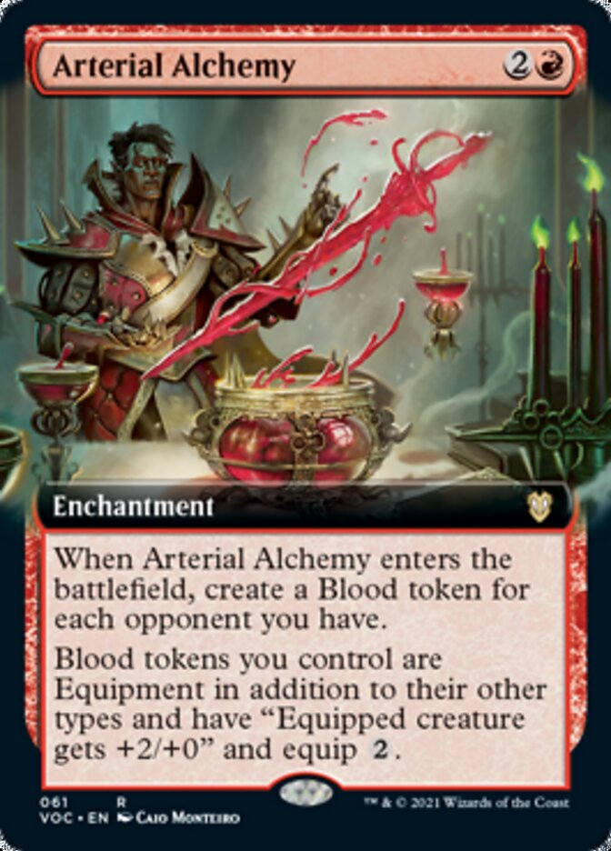 Arterial Alchemy (Extended Art) [Innistrad: Crimson Vow Commander] | Galaxy Games LLC