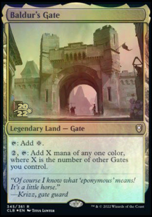 Baldur's Gate [Commander Legends: Battle for Baldur's Gate Prerelease Promos] | Galaxy Games LLC