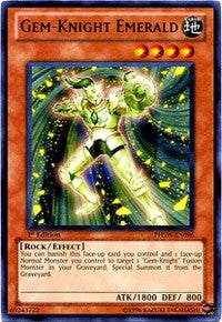 Gem-Knight Emerald [PHSW-EN096] Rare | Galaxy Games LLC