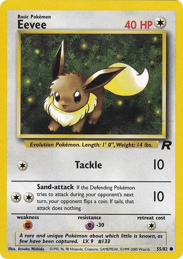 Eevee (55/82) [Team Rocket Unlimited] | Galaxy Games LLC