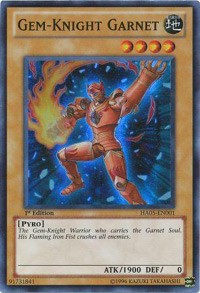 Gem-Knight Garnet [HA05-EN001] Super Rare | Galaxy Games LLC