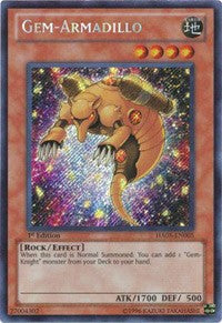 Gem-Armadillo [HA05-EN005] Secret Rare | Galaxy Games LLC