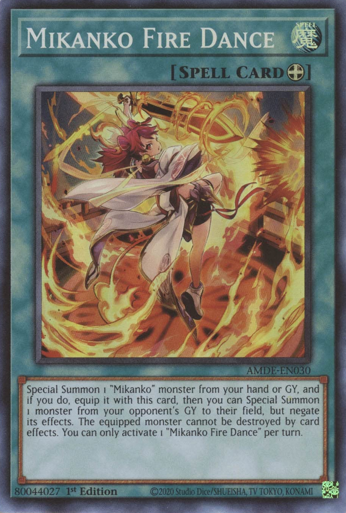 Mikanko Fire Dance [AMDE-EN030] Super Rare | Galaxy Games LLC