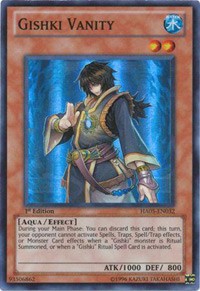 Gishki Vanity [HA05-EN032] Super Rare | Galaxy Games LLC