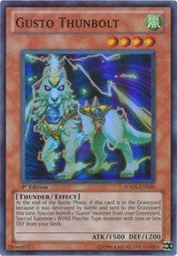 Gusto Thunbolt [HA05-EN039] Super Rare | Galaxy Games LLC