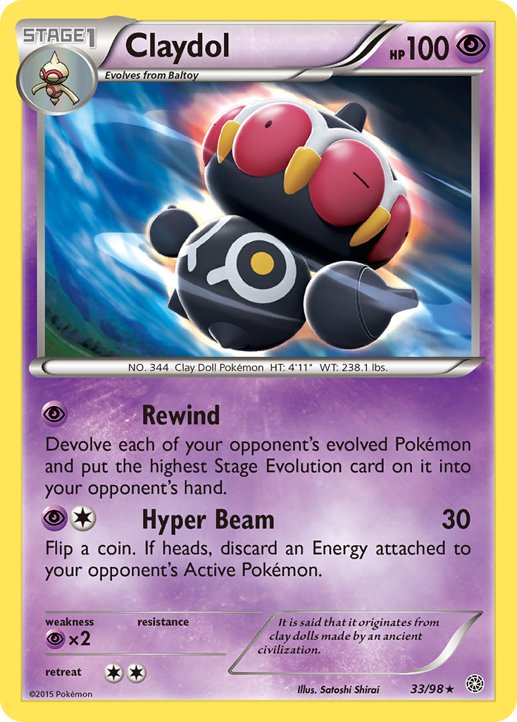 Claydol (33/98) [XY: Ancient Origins] | Galaxy Games LLC