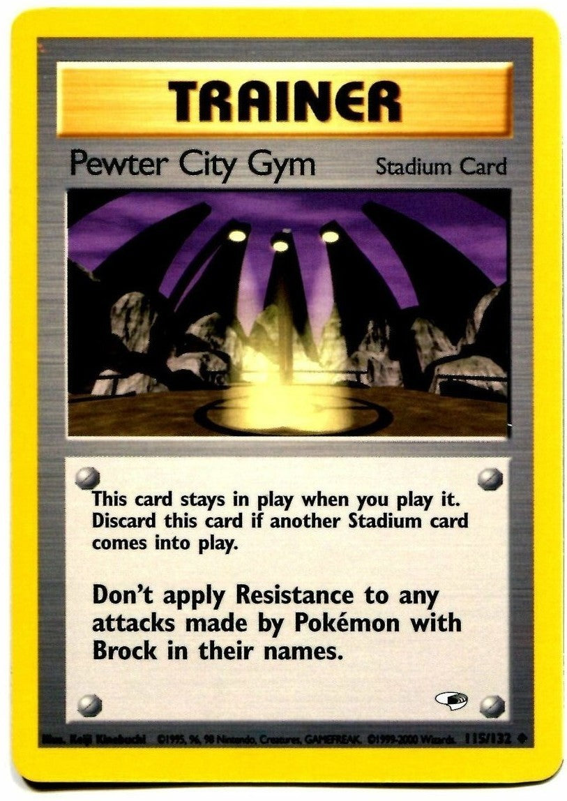 Pewter City Gym (115/132) [Gym Heroes Unlimited] | Galaxy Games LLC