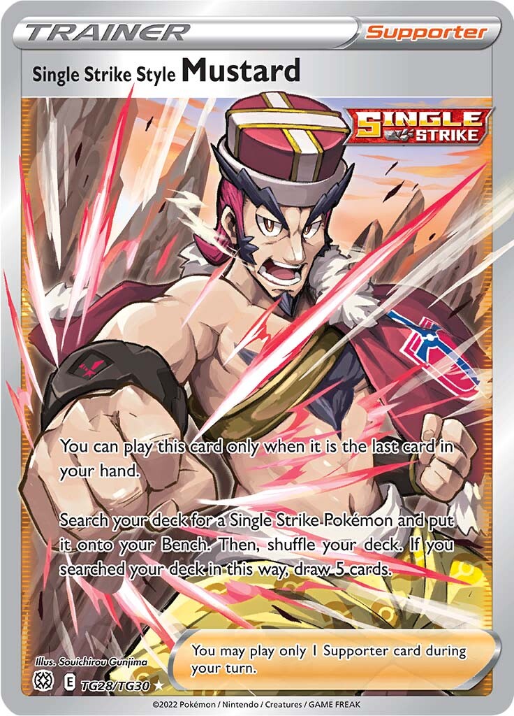 Single Strike Style Mustard (TG28/TG30) [Sword & Shield: Brilliant Stars] | Galaxy Games LLC