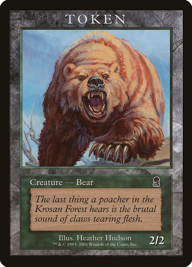 Bear Token [Magic Player Rewards 2001] | Galaxy Games LLC
