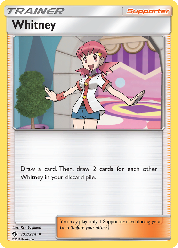 Whitney (193/214) [Sun & Moon: Lost Thunder] | Galaxy Games LLC