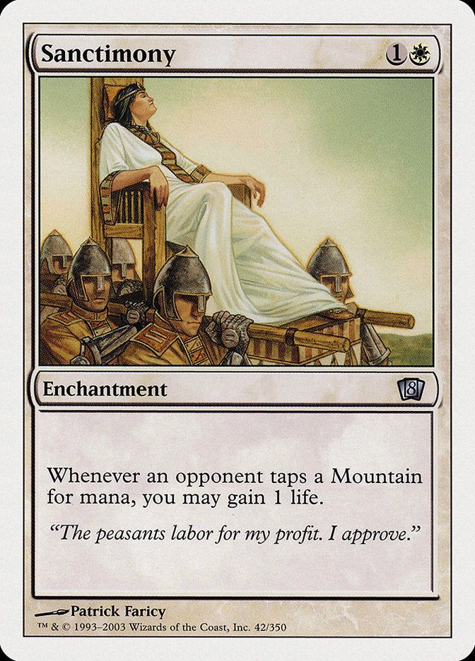 Sanctimony [Eighth Edition] | Galaxy Games LLC