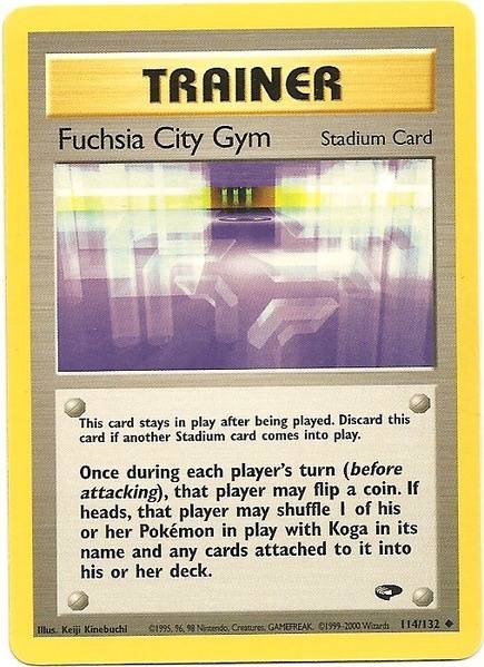 Fuchsia City Gym (114/132) [Gym Challenge Unlimited] | Galaxy Games LLC