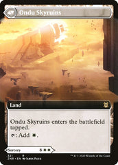 Ondu Inversion // Ondu Skyruins (Extended Art) [Zendikar Rising] | Galaxy Games LLC