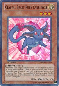 Crystal Beast Ruby Carbuncle [RYMP-EN040] Super Rare | Galaxy Games LLC