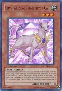 Crystal Beast Amethyst Cat [RYMP-EN041] Super Rare | Galaxy Games LLC