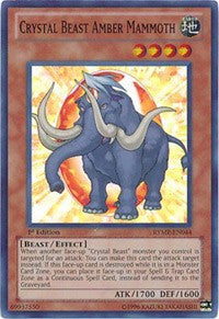 Crystal Beast Amber Mammoth [RYMP-EN044] Super Rare | Galaxy Games LLC