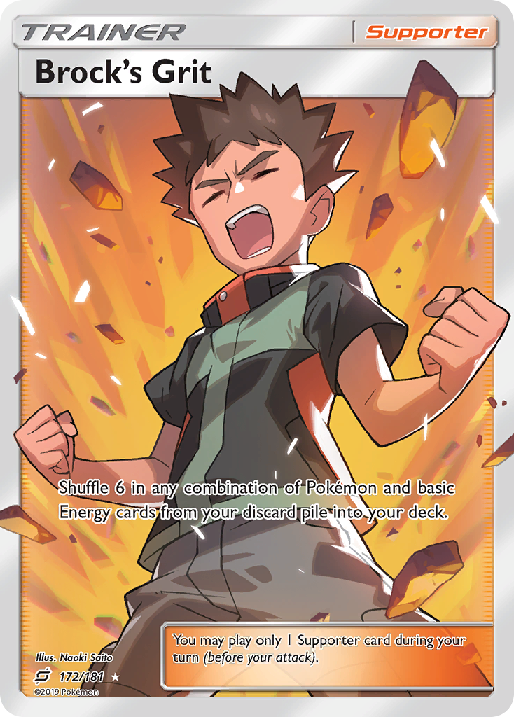 Brock's Grit (172/181) [Sun & Moon: Team Up] | Galaxy Games LLC