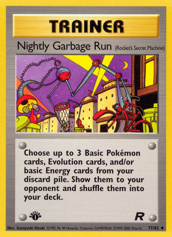 Nightly Garbage Run (77/82) [Team Rocket 1st Edition] | Galaxy Games LLC