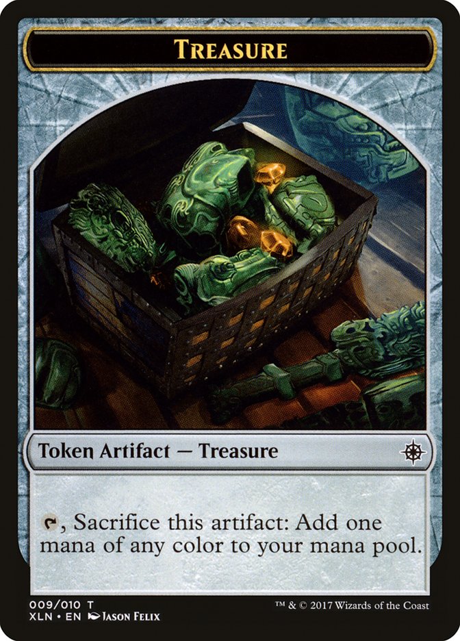 Treasure Token (009/010) [Ixalan Tokens] | Galaxy Games LLC