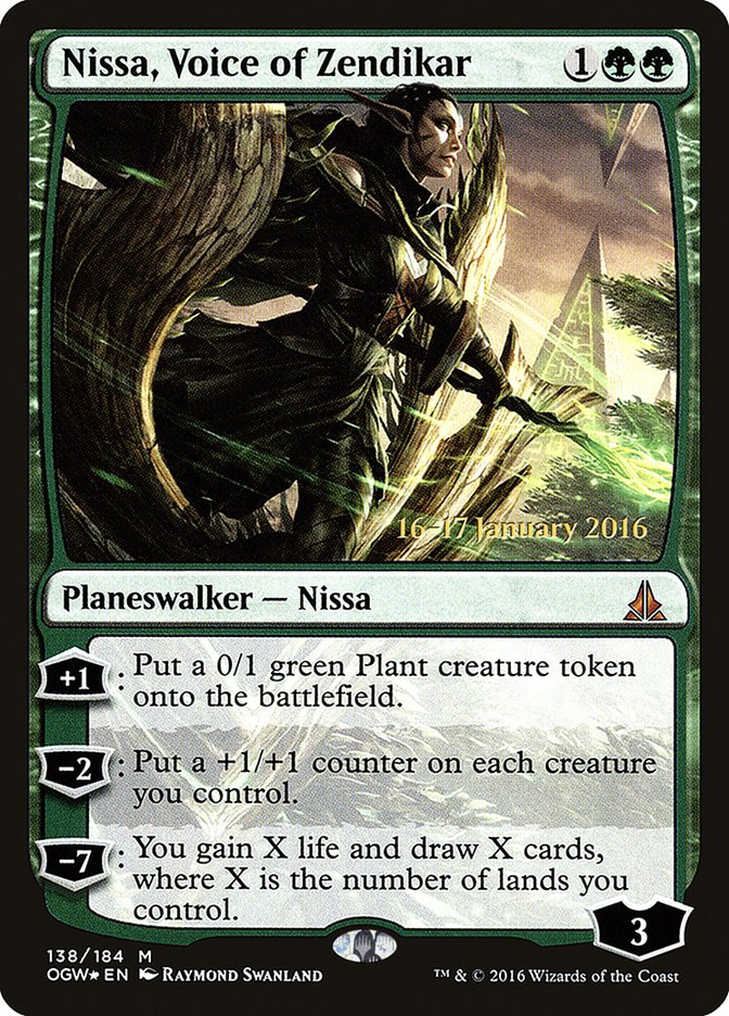 Nissa, Voice of Zendikar [Oath of the Gatewatch Prerelease Promos] | Galaxy Games LLC