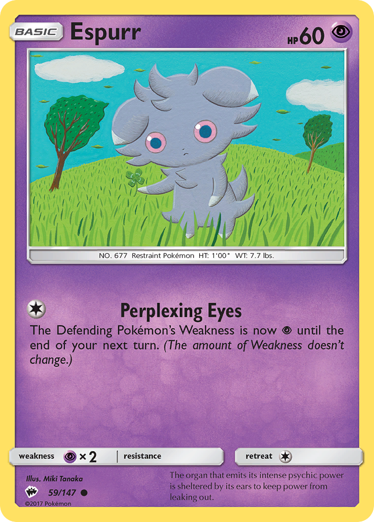 Espurr (59/147) [Sun & Moon: Burning Shadows] | Galaxy Games LLC