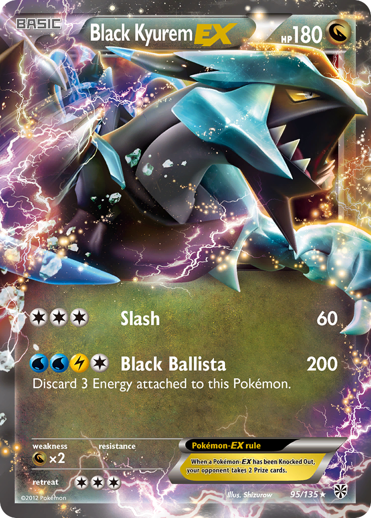 Black Kyurem EX (95/135) [Black & White: Plasma Storm] | Galaxy Games LLC