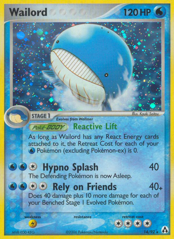 Wailord (14/92) [EX: Legend Maker] | Galaxy Games LLC