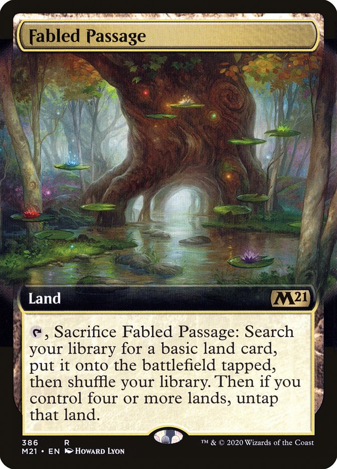 Fabled Passage (Extended Art) [Core Set 2021] | Galaxy Games LLC