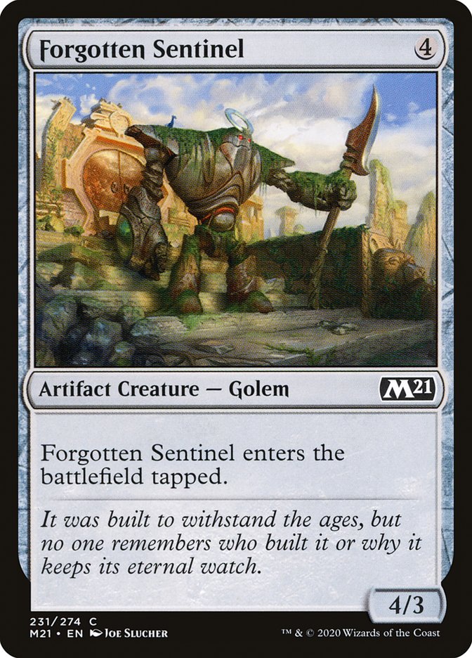 Forgotten Sentinel [Core Set 2021] | Galaxy Games LLC