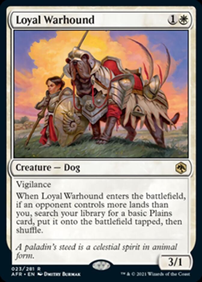 Loyal Warhound [Dungeons & Dragons: Adventures in the Forgotten Realms] | Galaxy Games LLC