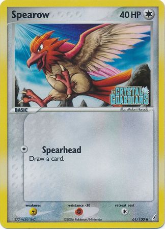 Spearow (61/100) (Stamped) [EX: Crystal Guardians] | Galaxy Games LLC