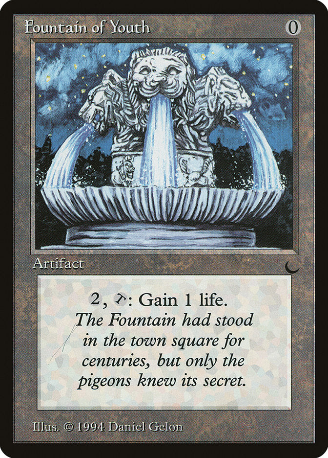 Fountain of Youth (Misprinted) [The Dark] | Galaxy Games LLC