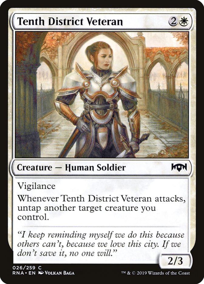Tenth District Veteran [Ravnica Allegiance] | Galaxy Games LLC