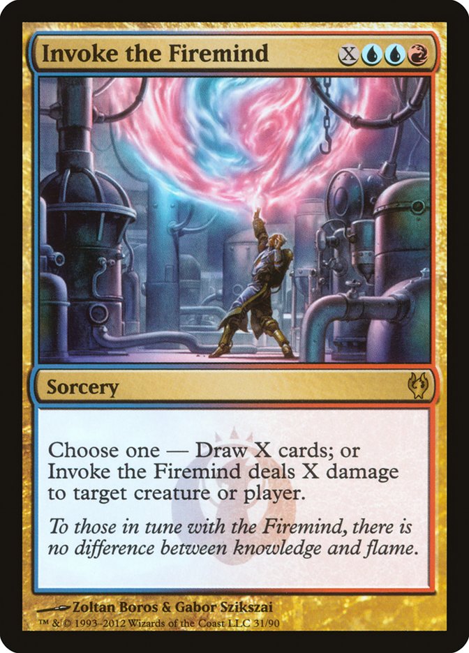 Invoke the Firemind [Duel Decks: Izzet vs. Golgari] | Galaxy Games LLC