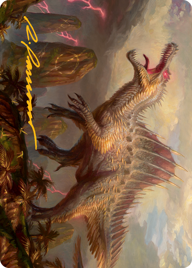 Etali, Primal Conqueror Art Card (Gold-Stamped Signature) [March of the Machine Art Series] | Galaxy Games LLC