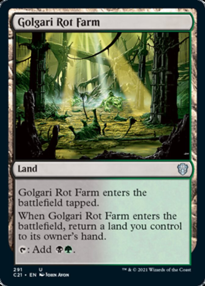 Golgari Rot Farm [Commander 2021] | Galaxy Games LLC