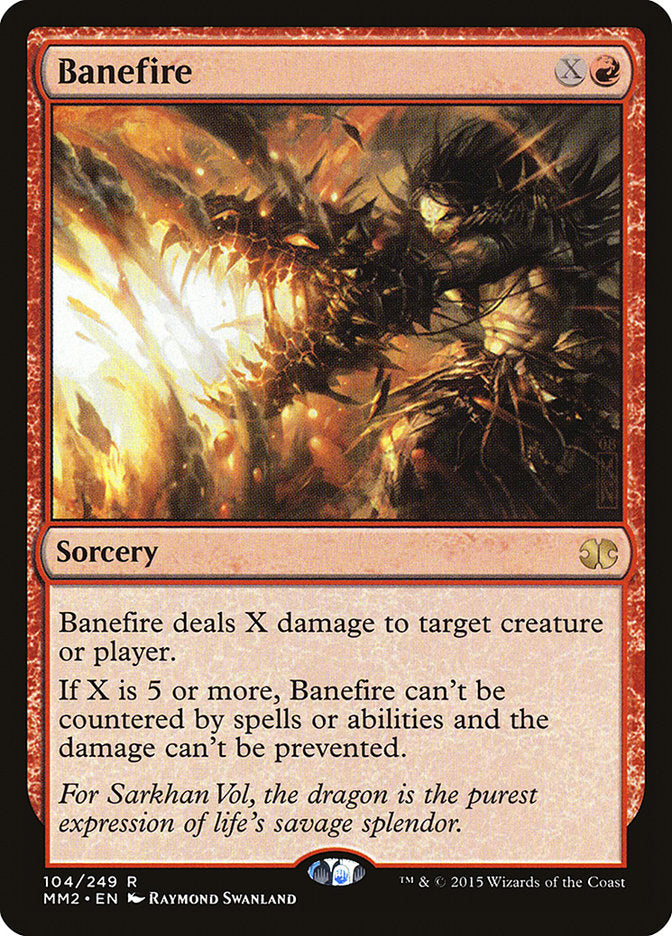 Banefire [Modern Masters 2015] | Galaxy Games LLC