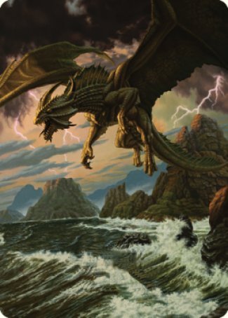 Ancient Bronze Dragon Art Card (03) [Commander Legends: Battle for Baldur's Gate Art Series] | Galaxy Games LLC