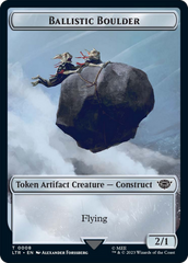Ballistic Boulder // Food Token (10) Double-Sided Token [The Lord of the Rings: Tales of Middle-Earth Tokens] | Galaxy Games LLC