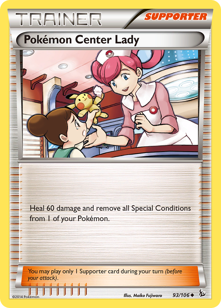 Pokemon Center Lady (93/106) [XY: Flashfire] | Galaxy Games LLC