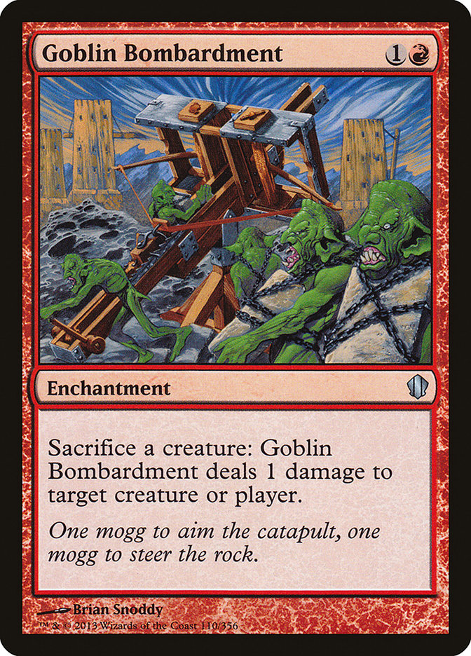 Goblin Bombardment [Commander 2013] | Galaxy Games LLC