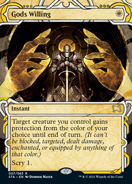 Gods Willing (Foil Etched) [Strixhaven: School of Mages Mystical Archive] | Galaxy Games LLC