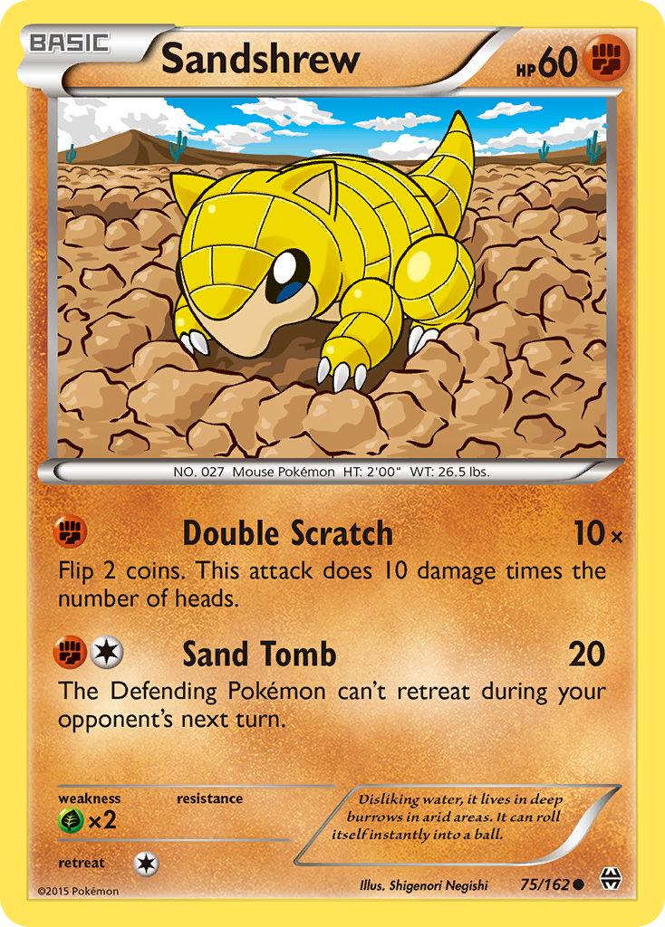 Sandshrew (75/162) [XY: BREAKthrough] | Galaxy Games LLC