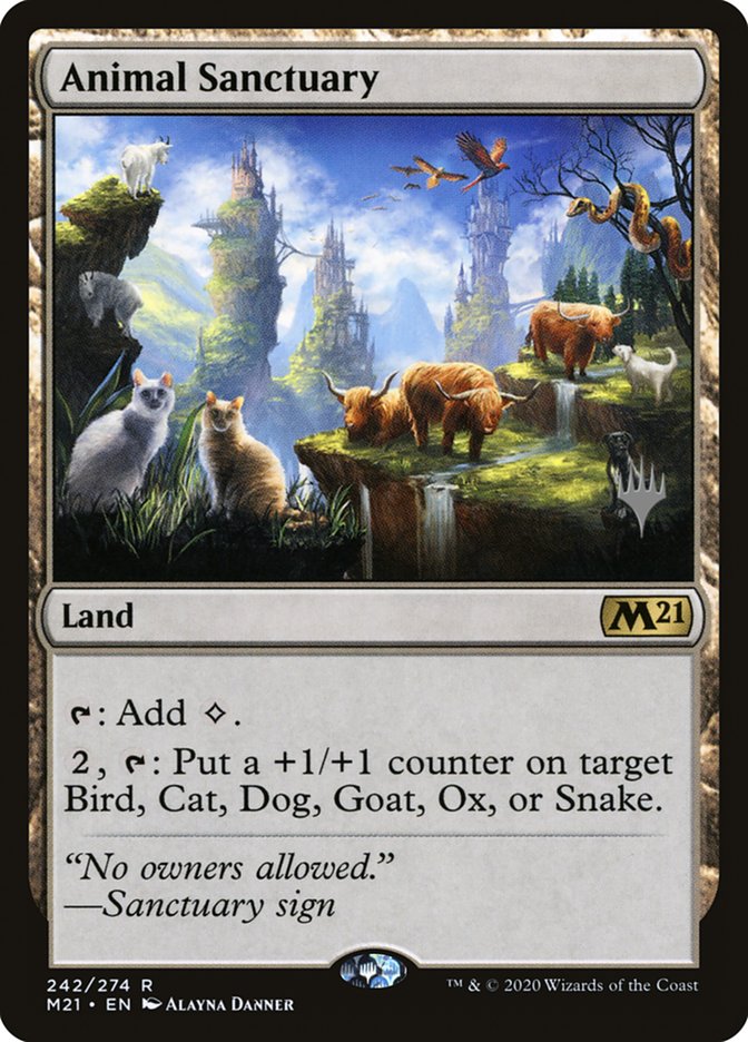 Animal Sanctuary (Promo Pack) [Core Set 2021 Promos] | Galaxy Games LLC