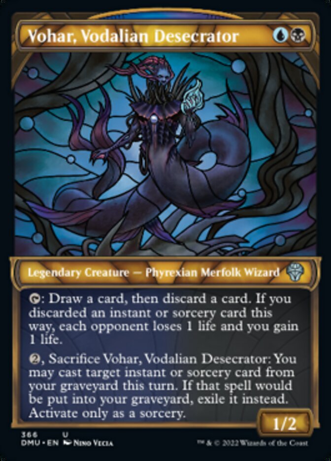 Vohar, Vodalian Desecrator (Showcase Textured) [Dominaria United] | Galaxy Games LLC