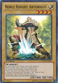 Noble Knight Artorigus [GAOV-EN000] Super Rare | Galaxy Games LLC