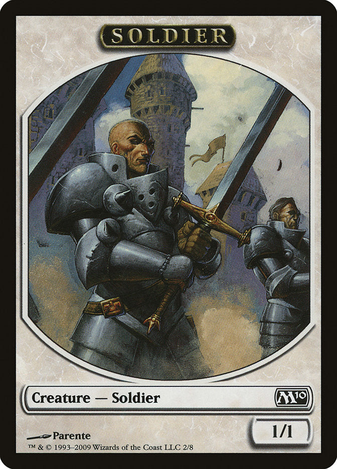 Soldier Token [Magic 2010 Tokens] | Galaxy Games LLC